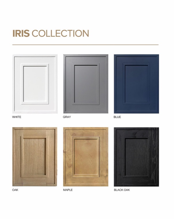 Iris cabinet door collection