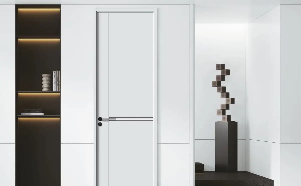 Crystal White interior door