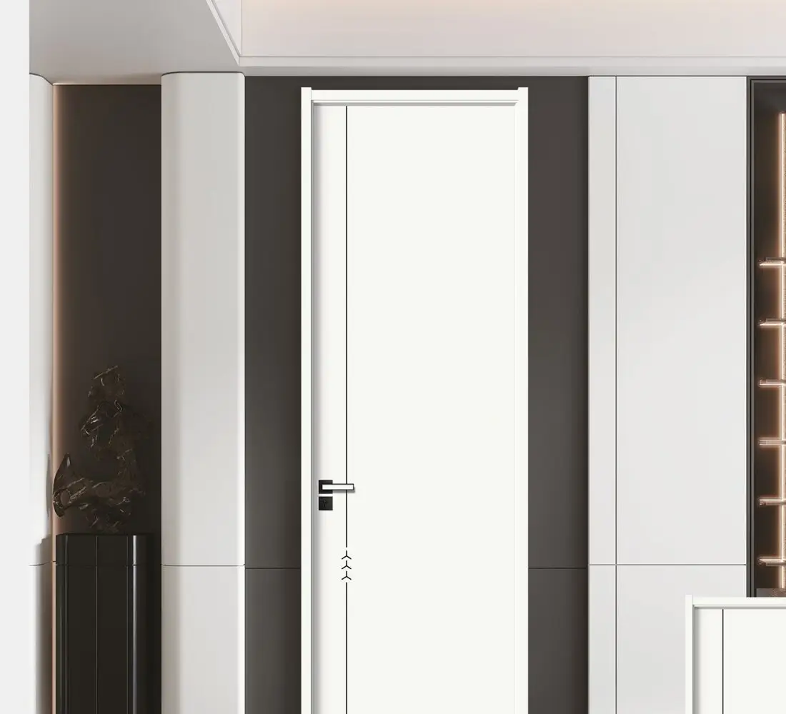 Moonlight White interior door
